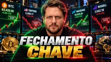 FECHAMENTO SEMANAL DE BITCOIN, S&P500, NASDAQ E RUSSELL (E O QUE VIGIAR) | MONEY FLOW