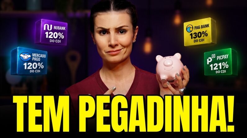 Caixinhas "turbinadas" Nubank, PicPay, Mercado Pago e PagBank: QUANTO RENDE CADA UMA?